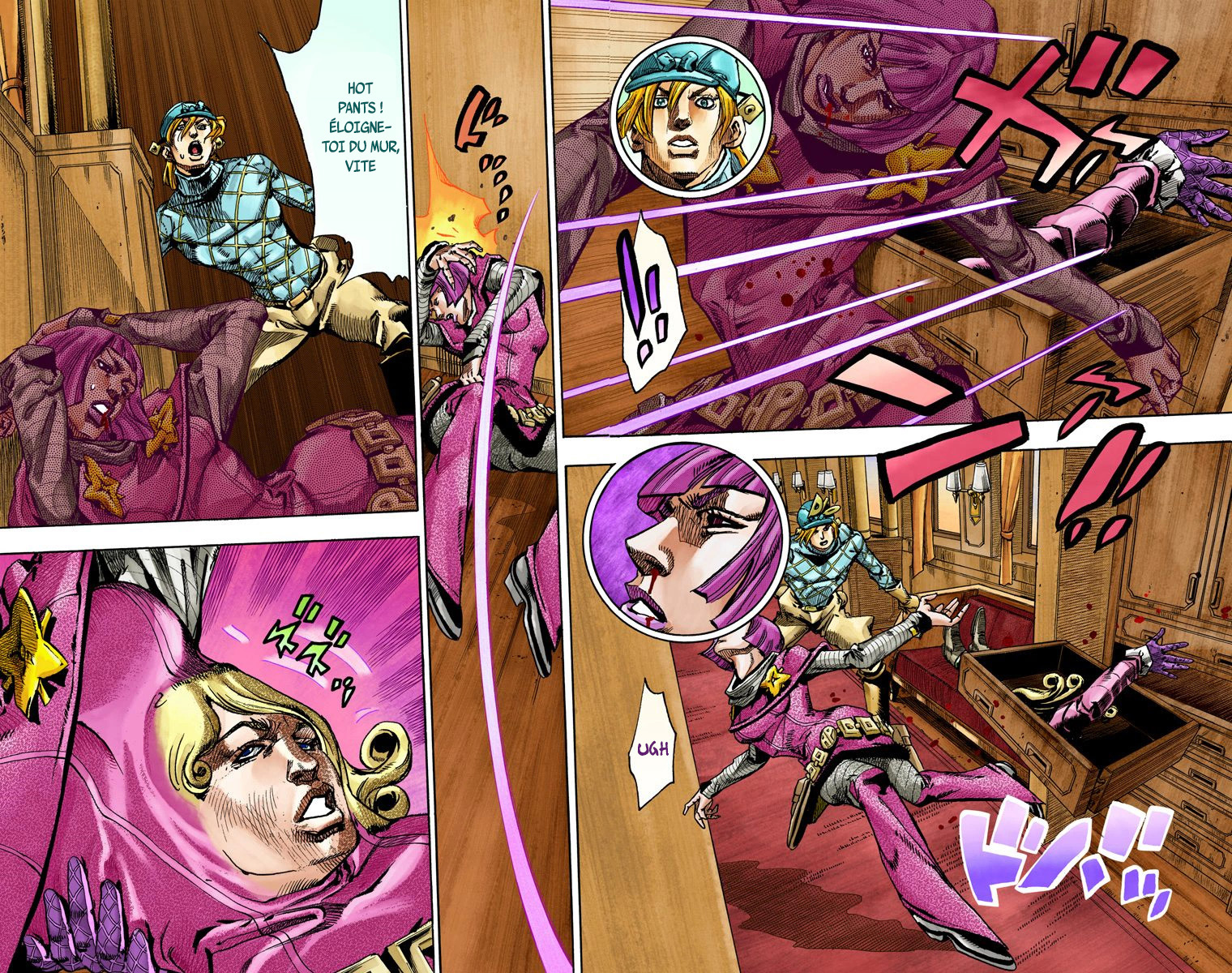 Read JoJo's Bizarre Adventure Part 7 Steel Ball Run Official Colored FR Manga Online