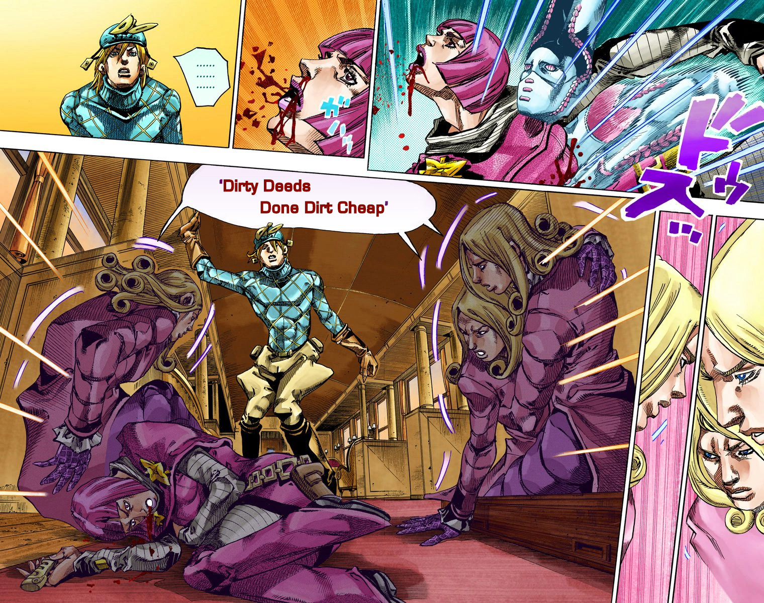 Read JoJo's Bizarre Adventure Part 7 Steel Ball Run Official Colored FR Manga Online