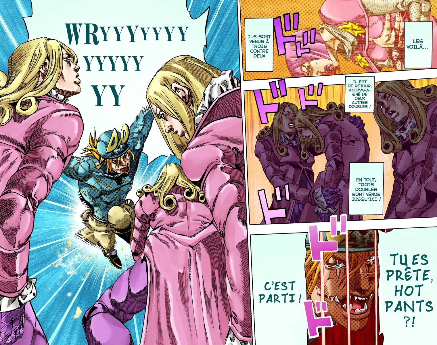 Read JoJo's Bizarre Adventure Part 7 Steel Ball Run Official Colored FR Manga Online