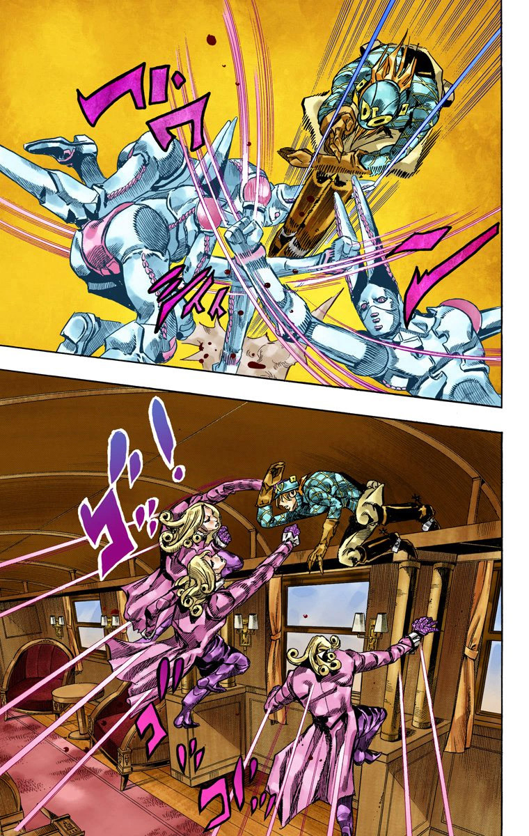 Read JoJo's Bizarre Adventure Part 7 Steel Ball Run Official Colored FR Manga Online