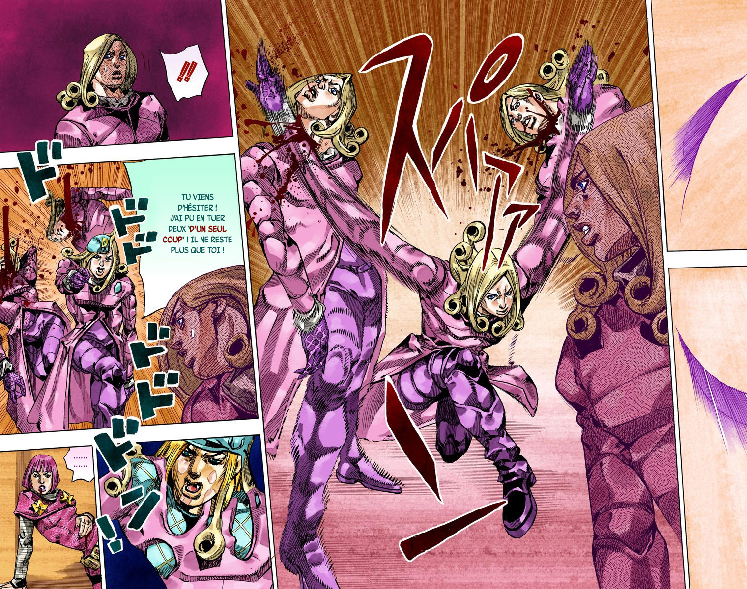 Read JoJo's Bizarre Adventure Part 7 Steel Ball Run Official Colored FR Manga Online