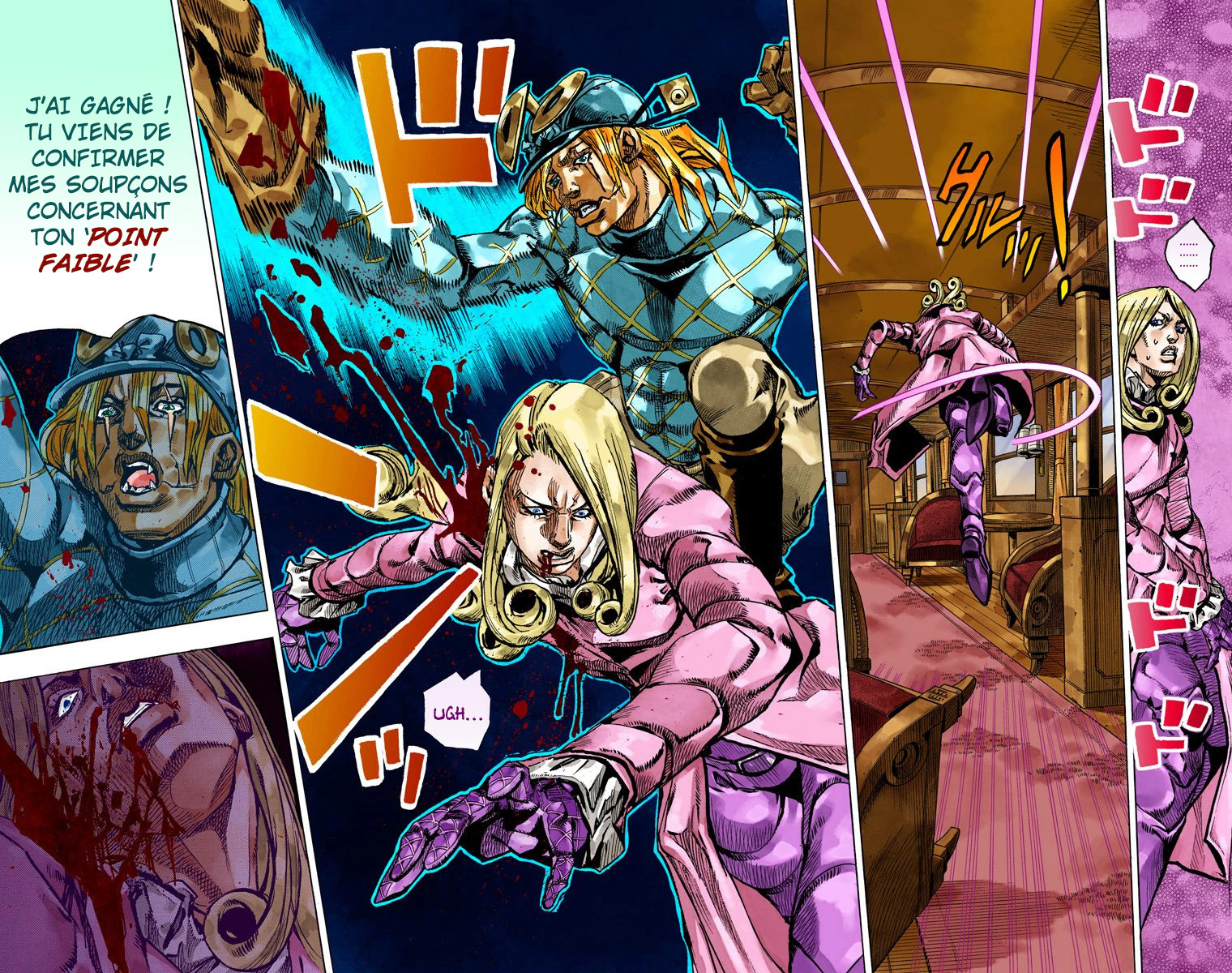 Read JoJo's Bizarre Adventure Part 7 Steel Ball Run Official Colored FR Manga Online