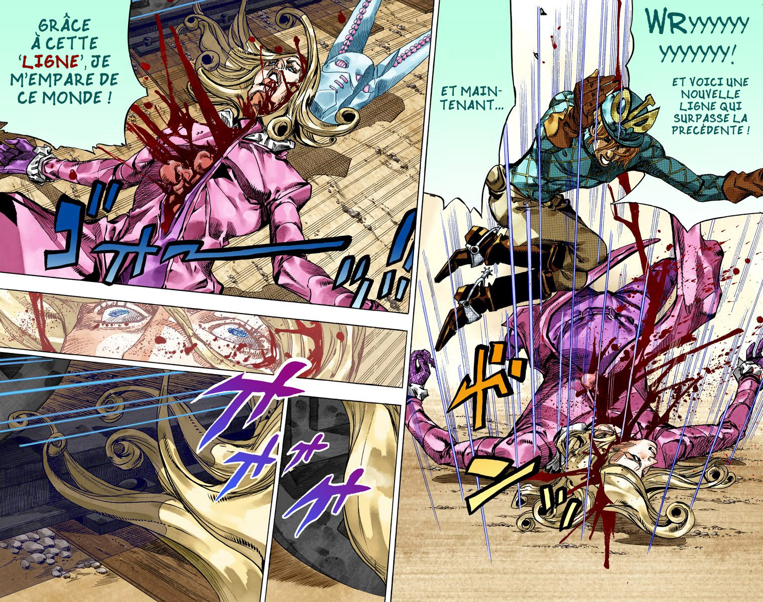 Read JoJo's Bizarre Adventure Part 7 Steel Ball Run Official Colored FR Manga Online