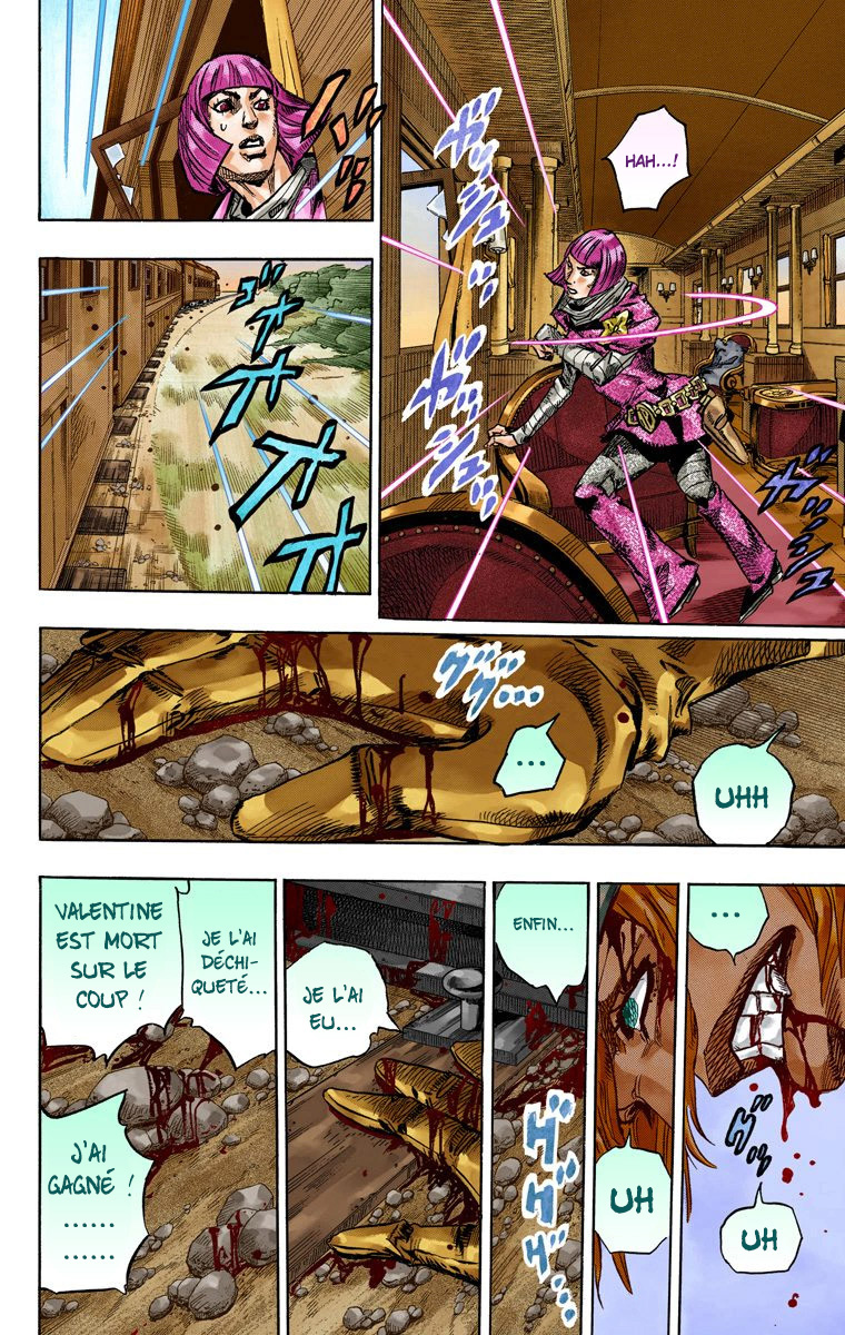 Read JoJo's Bizarre Adventure Part 7 Steel Ball Run Official Colored FR Manga Online