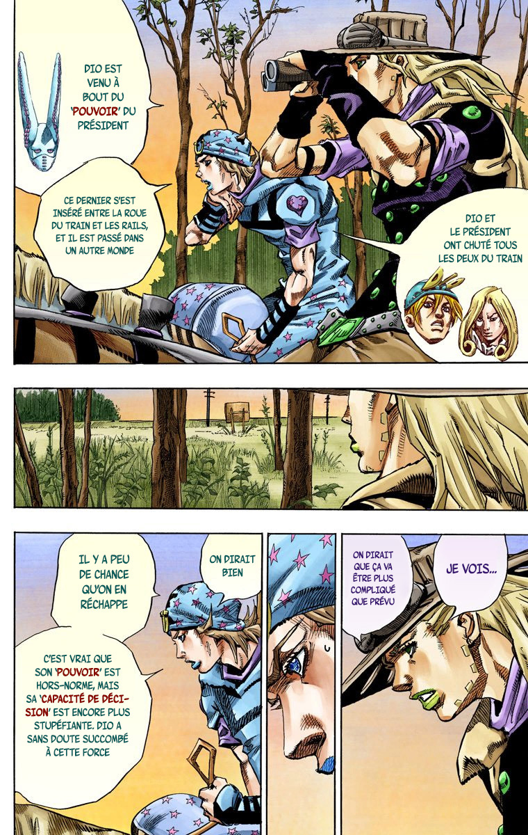 Read JoJo's Bizarre Adventure Part 7 Steel Ball Run Official Colored FR Manga Online