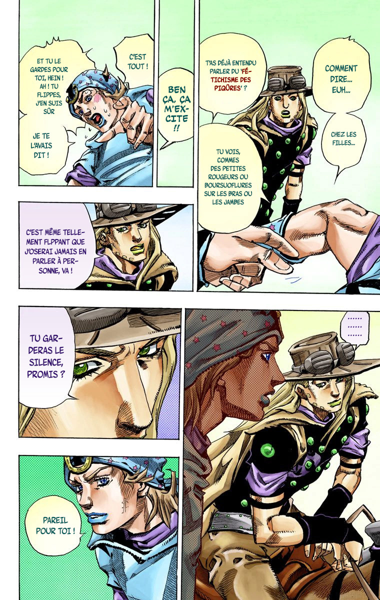 Read JoJo's Bizarre Adventure Part 7 Steel Ball Run Official Colored FR Manga Online