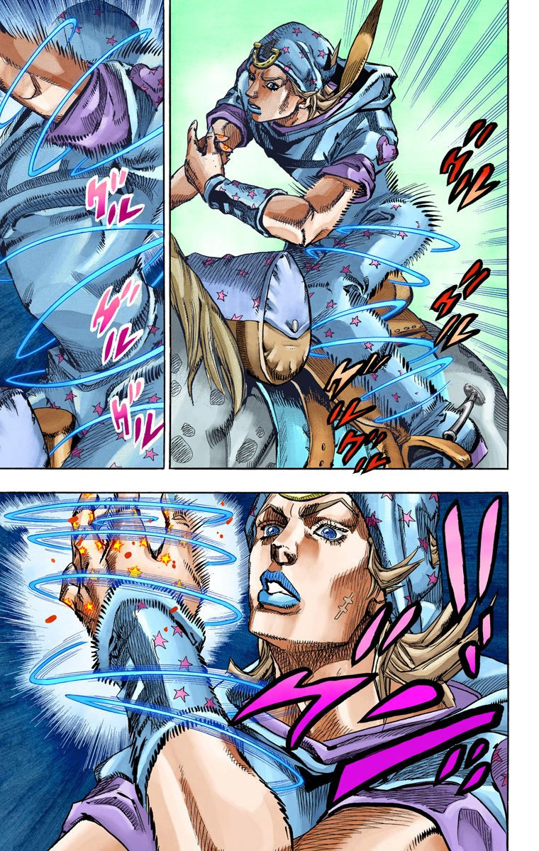 Read JoJo's Bizarre Adventure Part 7 Steel Ball Run Official Colored FR Manga Online