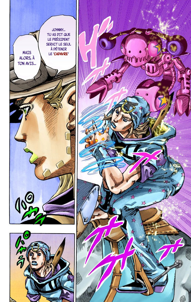 Read JoJo's Bizarre Adventure Part 7 Steel Ball Run Official Colored FR Manga Online