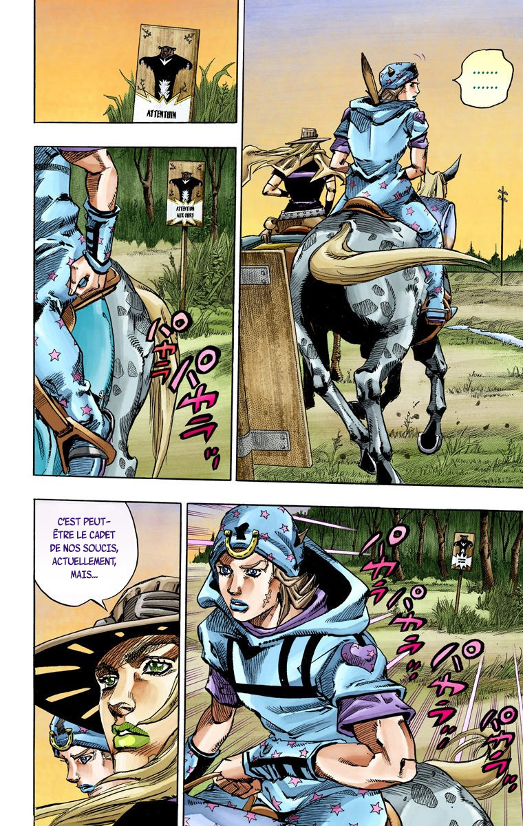 Read JoJo's Bizarre Adventure Part 7 Steel Ball Run Official Colored FR Manga Online