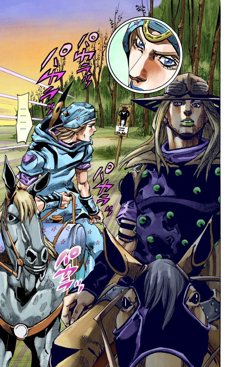Read JoJo's Bizarre Adventure Part 7 Steel Ball Run Official Colored FR Manga Online