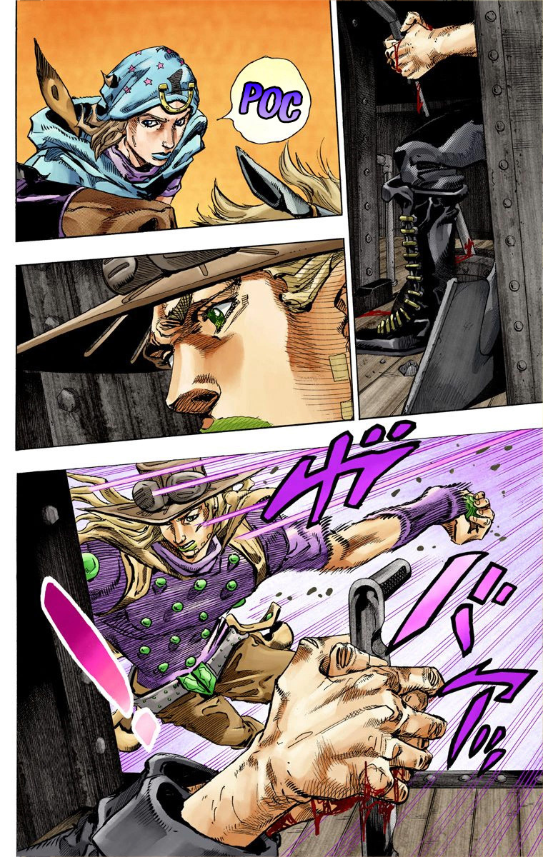 Read JoJo's Bizarre Adventure Part 7 Steel Ball Run Official Colored FR Manga Online