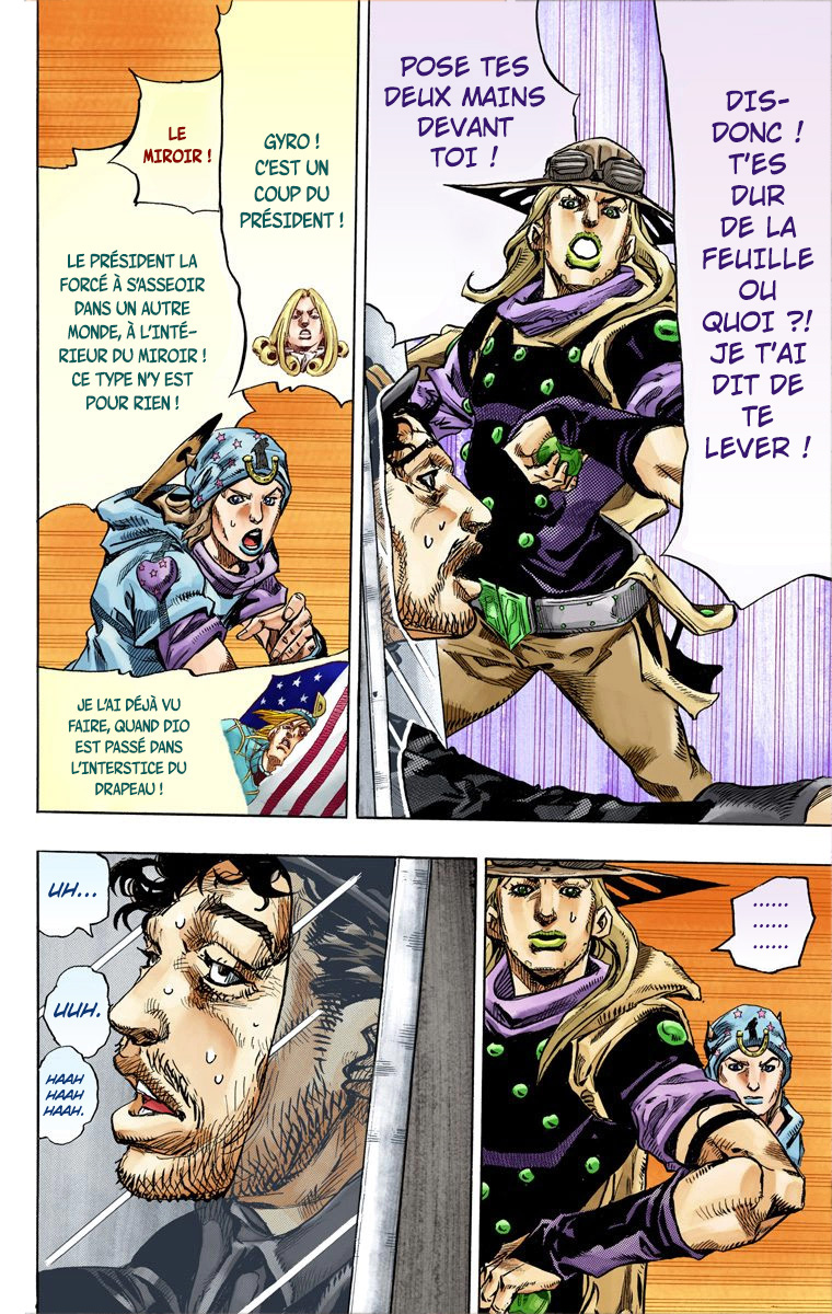 Read JoJo's Bizarre Adventure Part 7 Steel Ball Run Official Colored FR Manga Online