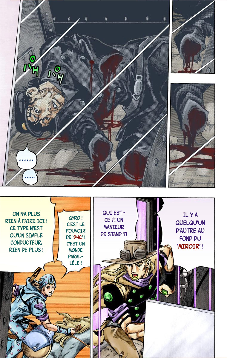Read JoJo's Bizarre Adventure Part 7 Steel Ball Run Official Colored FR Manga Online