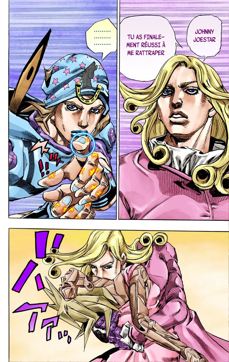 Read JoJo's Bizarre Adventure Part 7 Steel Ball Run Official Colored FR Manga Online