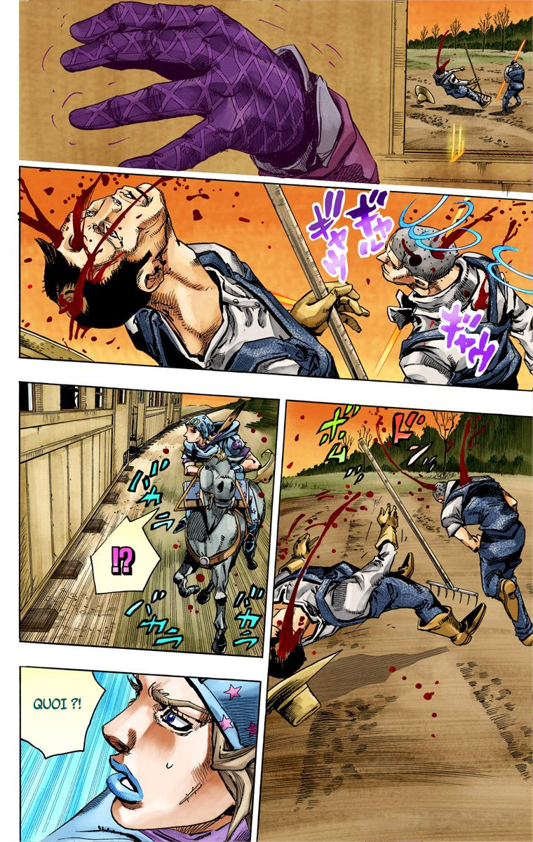Read JoJo's Bizarre Adventure Part 7 Steel Ball Run Official Colored FR Manga Online