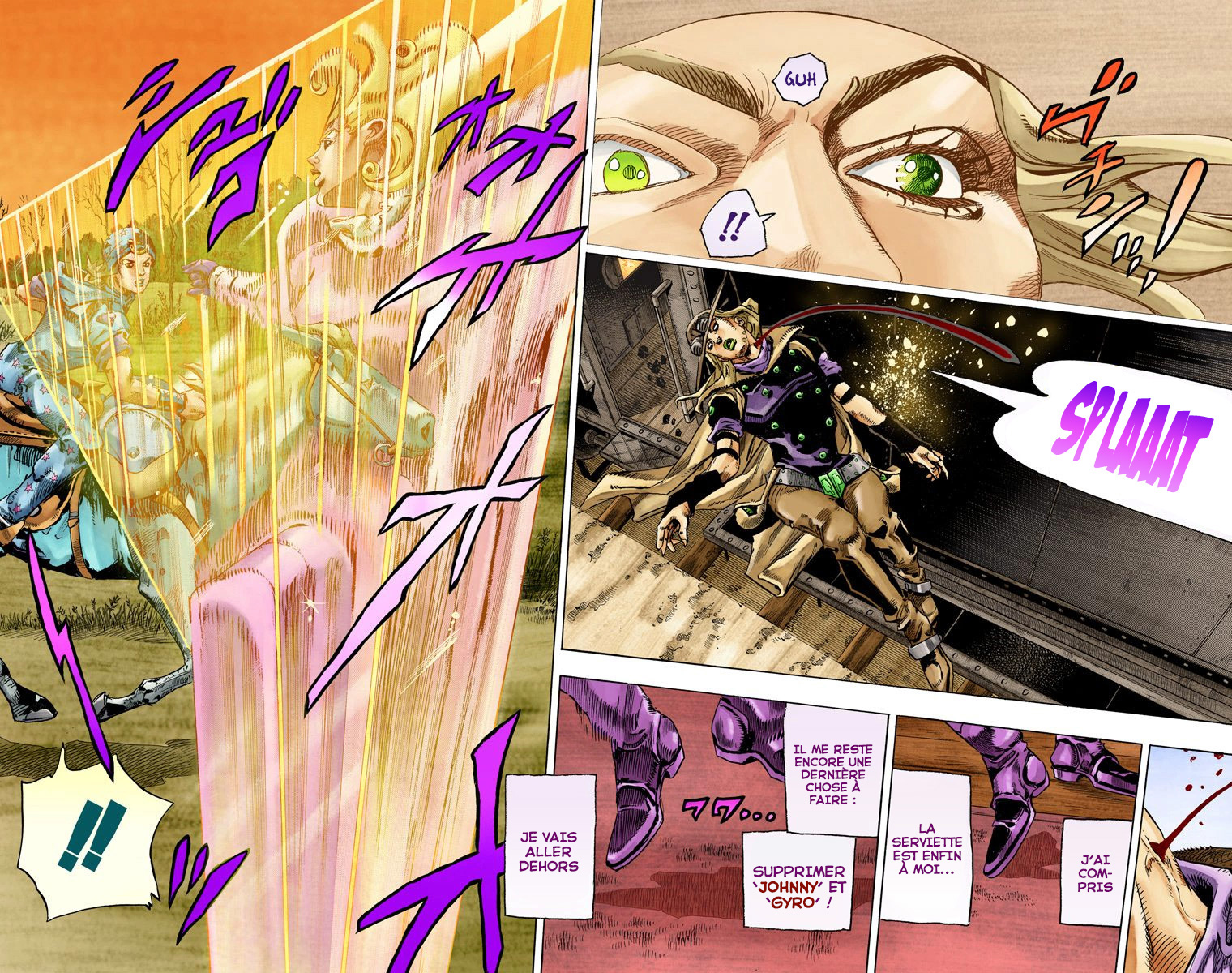 Read JoJo's Bizarre Adventure Part 7 Steel Ball Run Official Colored FR Manga Online