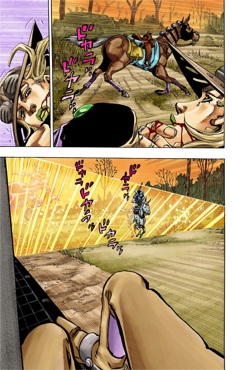 Read JoJo's Bizarre Adventure Part 7 Steel Ball Run Official Colored FR Manga Online