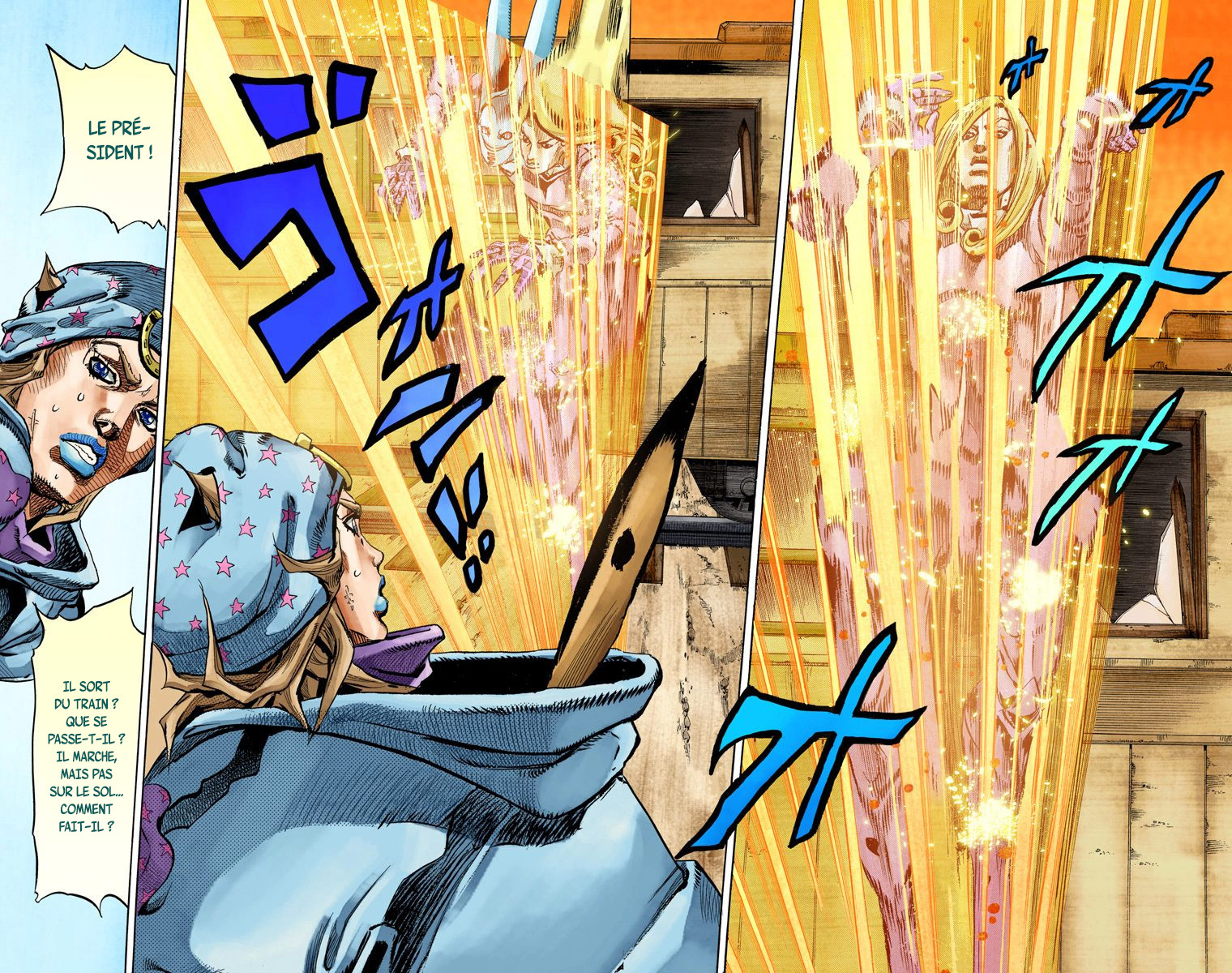 Read JoJo's Bizarre Adventure Part 7 Steel Ball Run Official Colored FR Manga Online