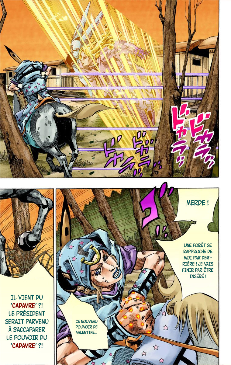 Read JoJo's Bizarre Adventure Part 7 Steel Ball Run Official Colored FR Manga Online