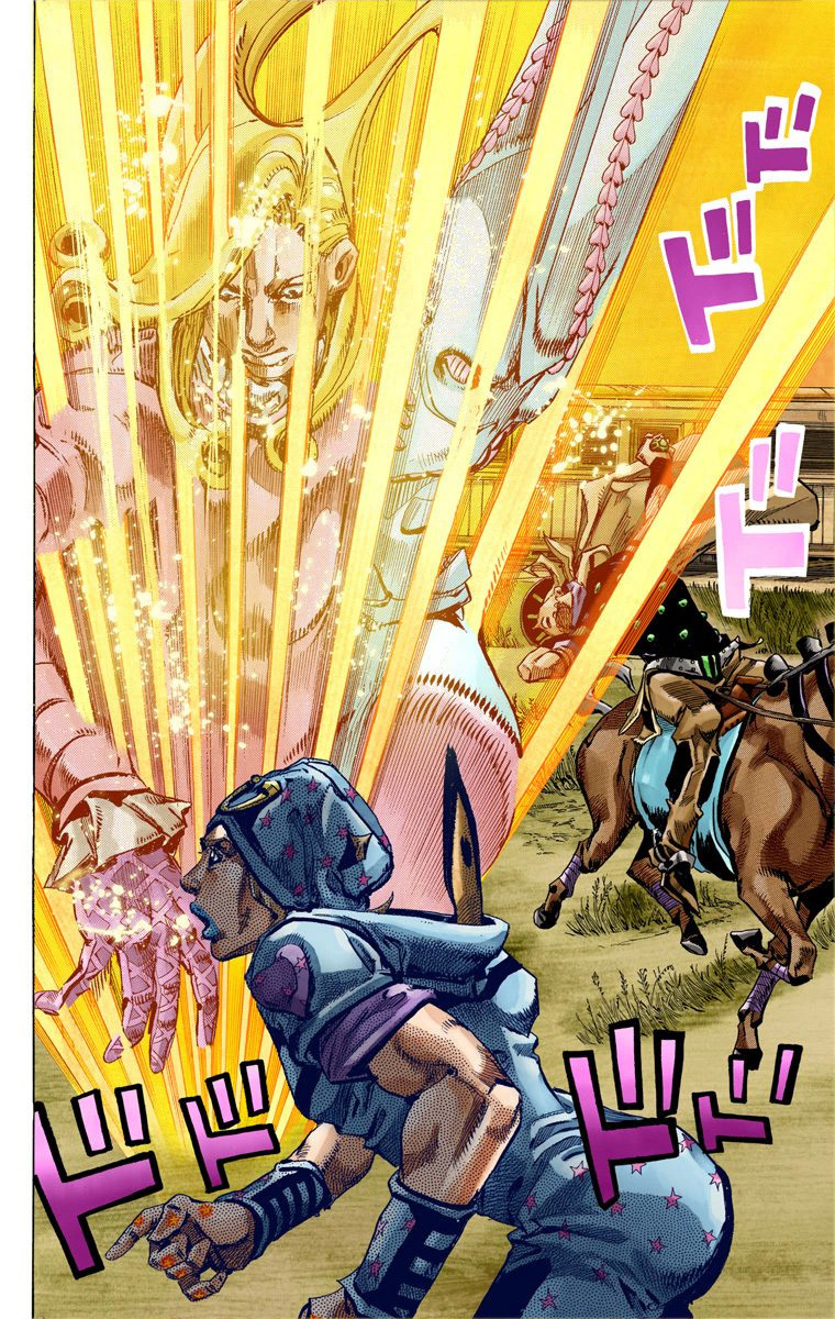 Read JoJo's Bizarre Adventure Part 7 Steel Ball Run Official Colored FR Manga Online