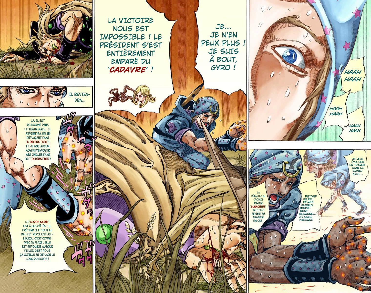 Read JoJo's Bizarre Adventure Part 7 Steel Ball Run Official Colored FR Manga Online