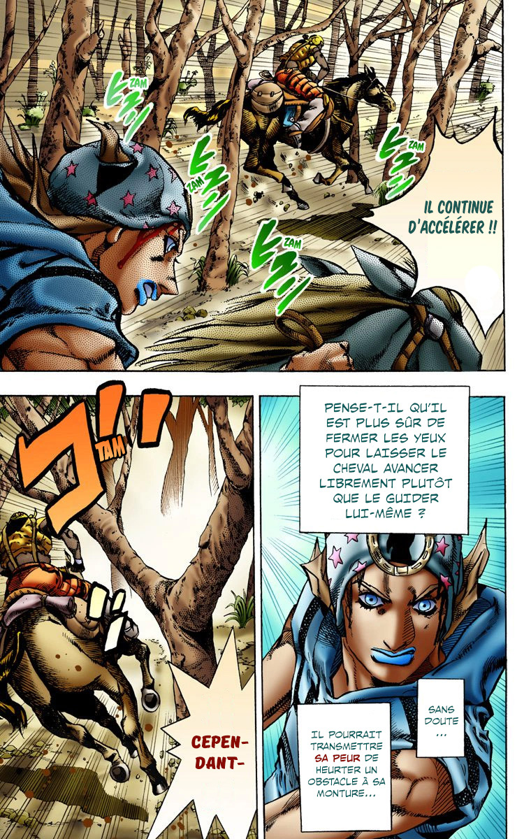 Read JoJo's Bizarre Adventure Part 7 Steel Ball Run Official Colored FR Manga Online