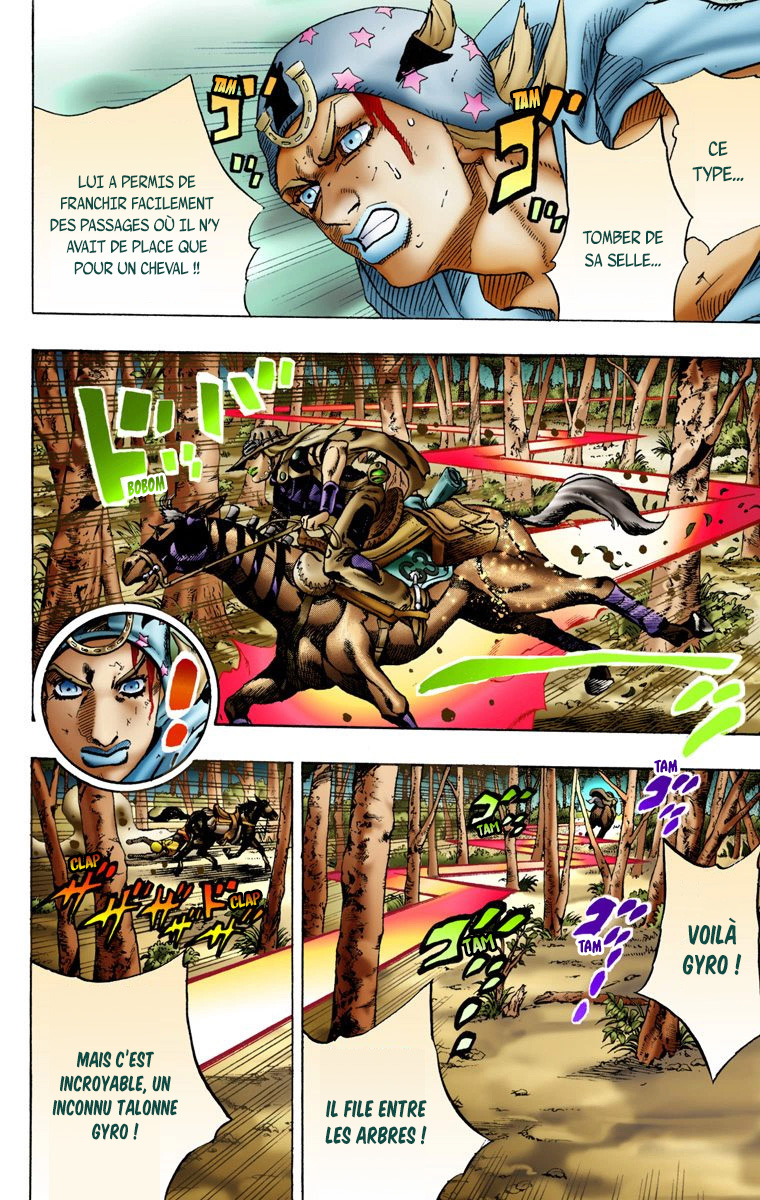 Read JoJo's Bizarre Adventure Part 7 Steel Ball Run Official Colored FR Manga Online
