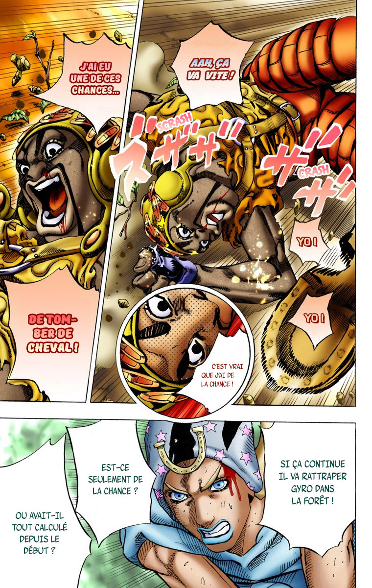 Read JoJo's Bizarre Adventure Part 7 Steel Ball Run Official Colored FR Manga Online