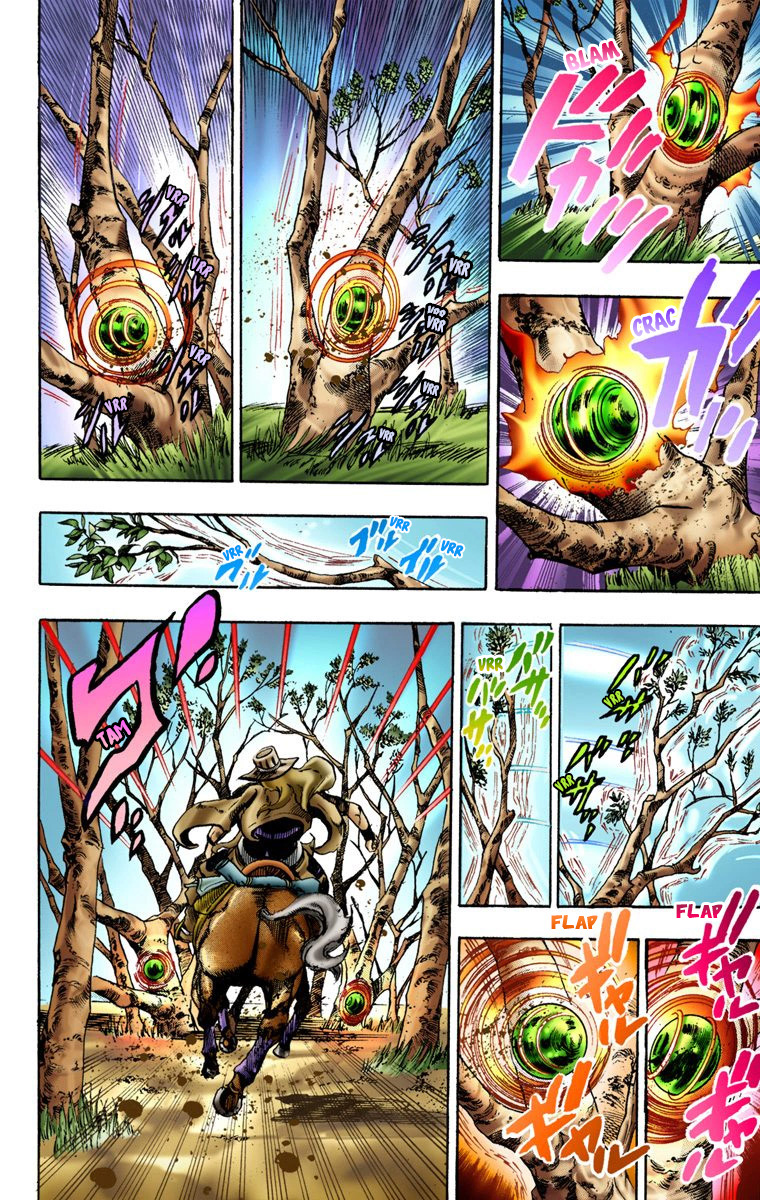 Read JoJo's Bizarre Adventure Part 7 Steel Ball Run Official Colored FR Manga Online