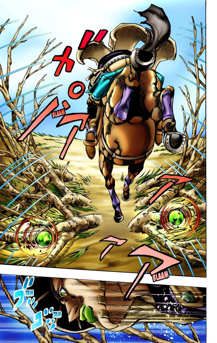 Read JoJo's Bizarre Adventure Part 7 Steel Ball Run Official Colored FR Manga Online