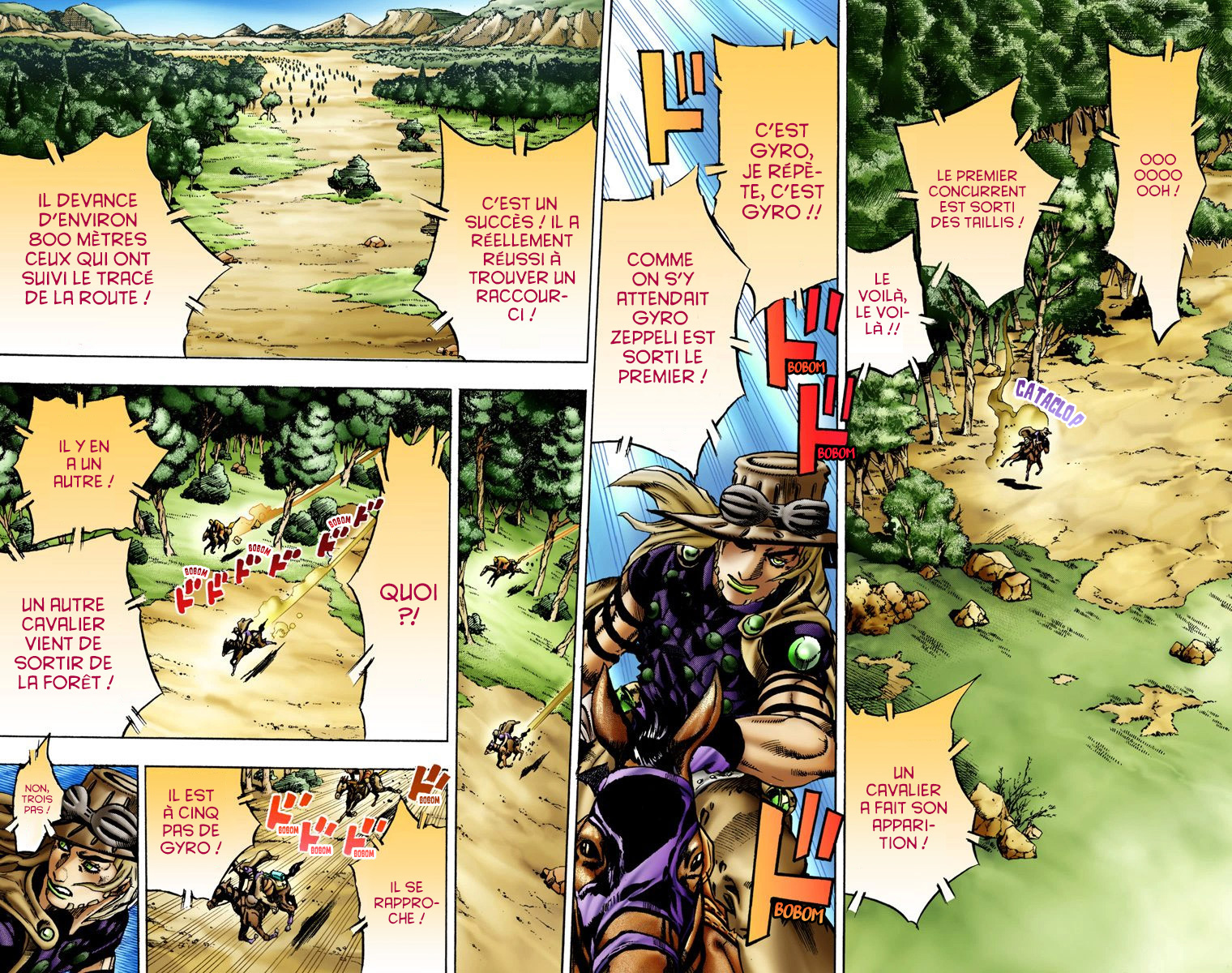 Read JoJo's Bizarre Adventure Part 7 Steel Ball Run Official Colored FR Manga Online