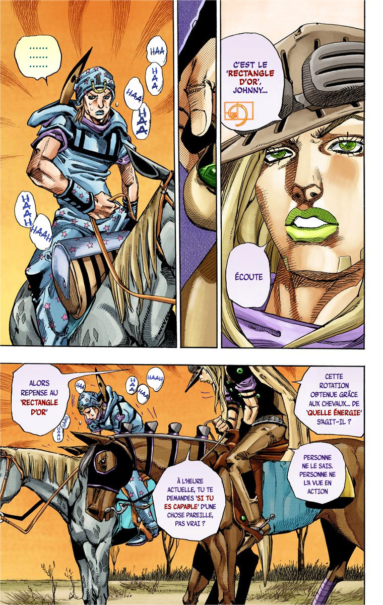 Read JoJo's Bizarre Adventure Part 7 Steel Ball Run Official Colored FR Manga Online