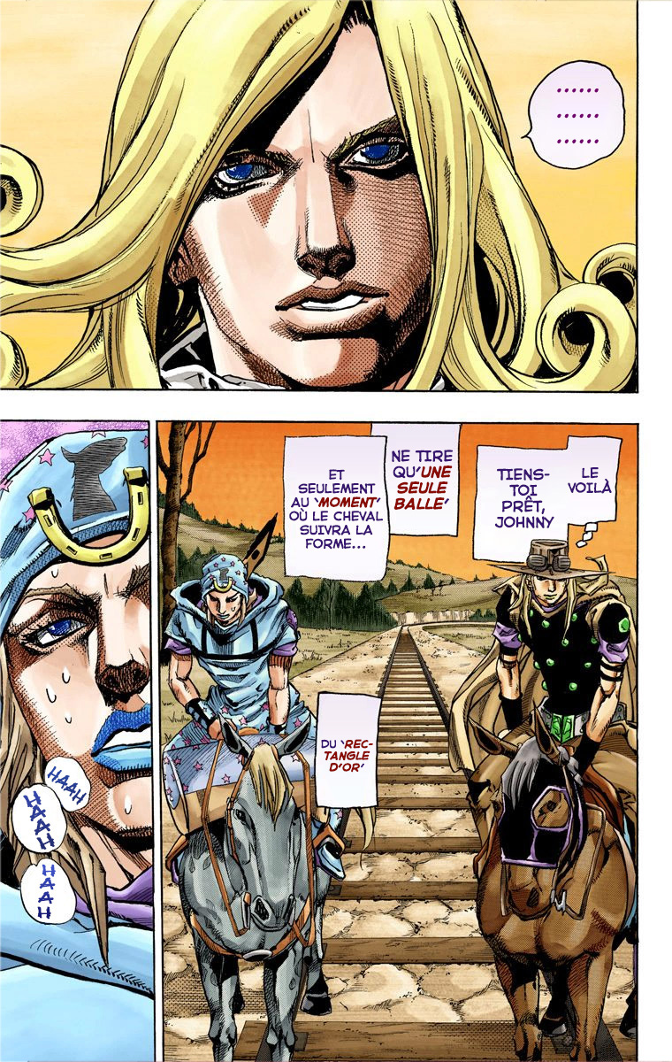 Read JoJo's Bizarre Adventure Part 7 Steel Ball Run Official Colored FR Manga Online