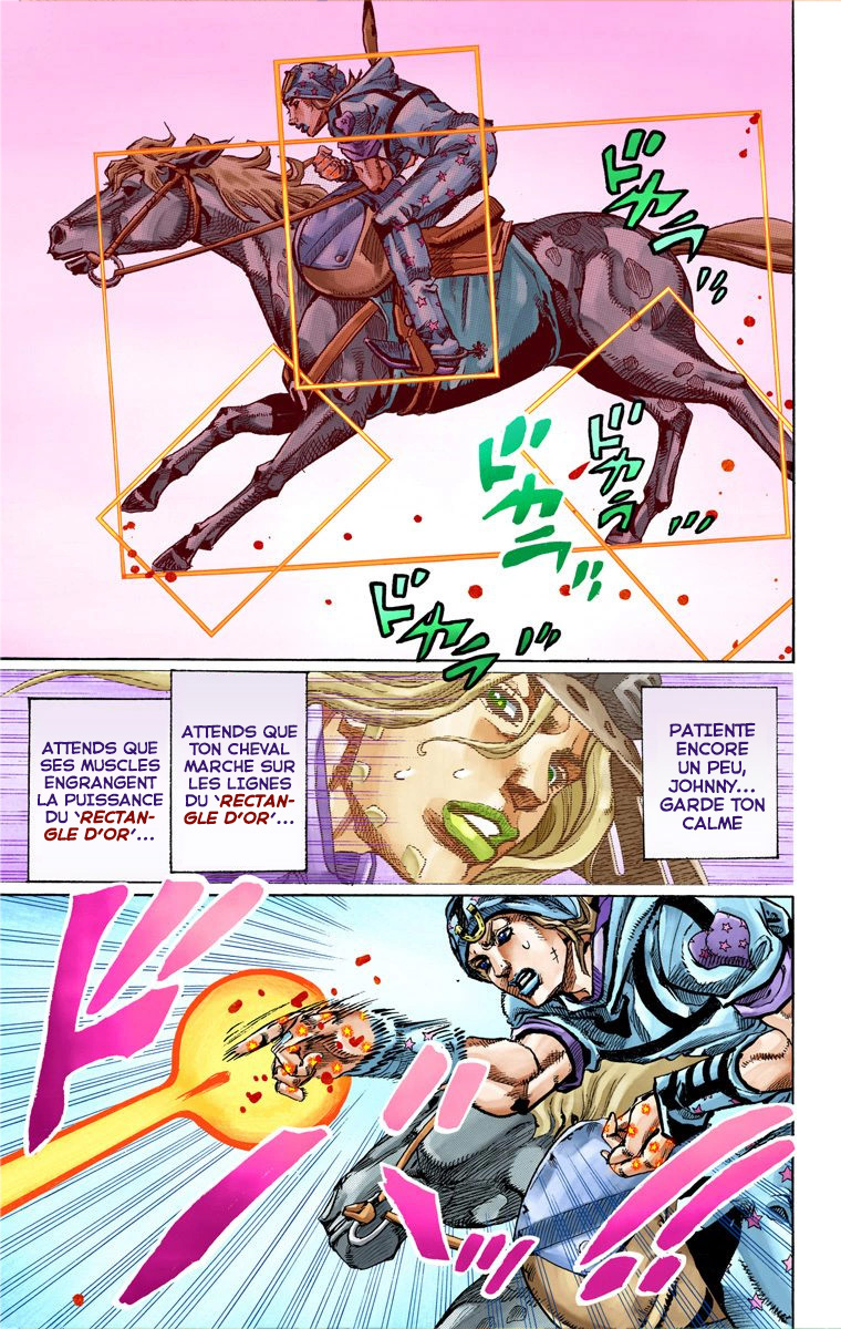 Read JoJo's Bizarre Adventure Part 7 Steel Ball Run Official Colored FR Manga Online