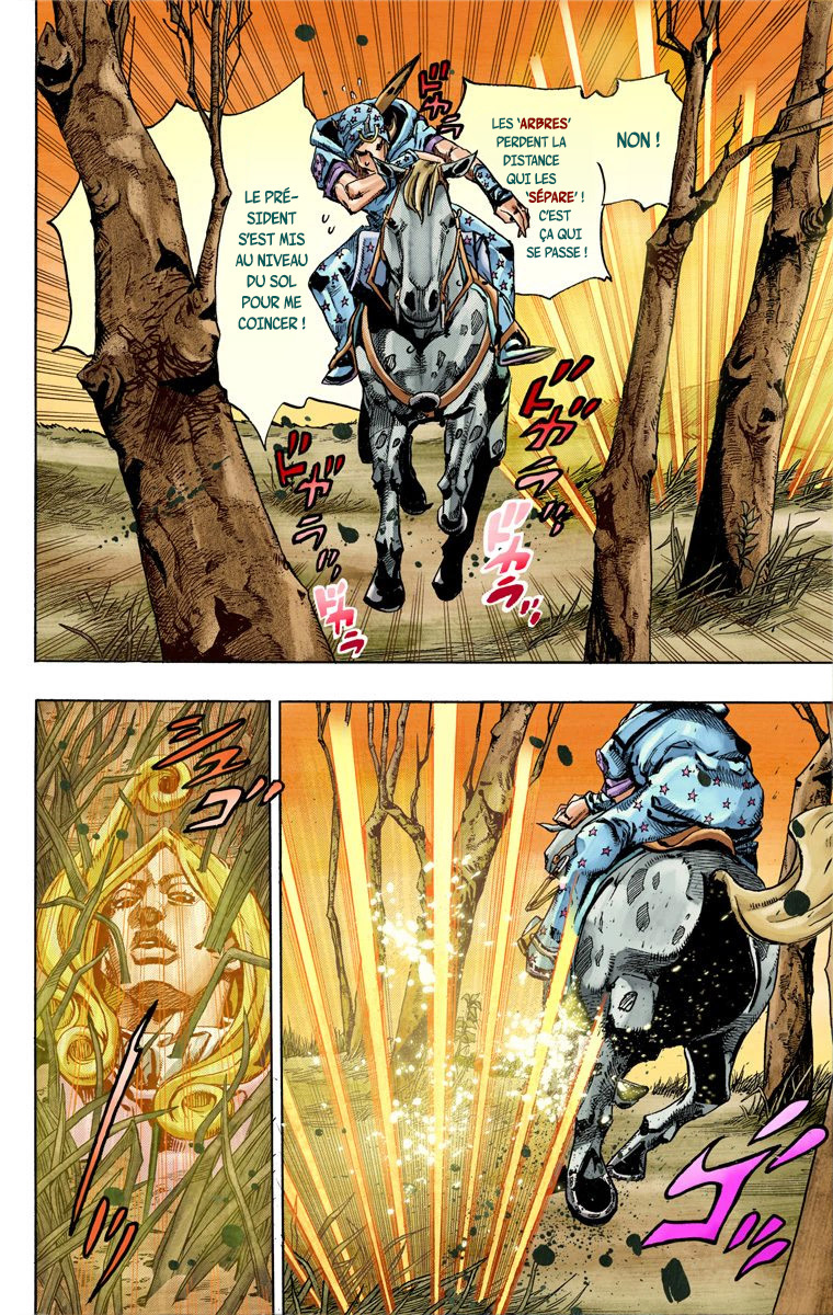 Read JoJo's Bizarre Adventure Part 7 Steel Ball Run Official Colored FR Manga Online