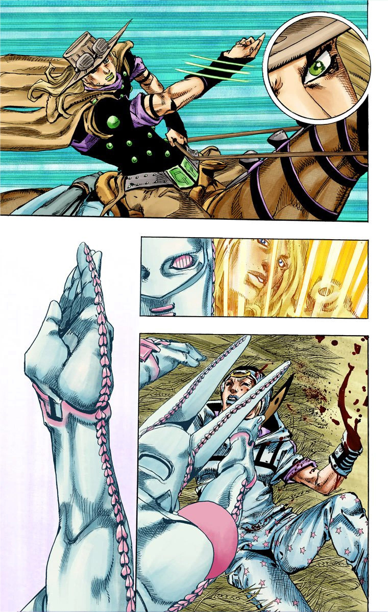 Read JoJo's Bizarre Adventure Part 7 Steel Ball Run Official Colored FR Manga Online