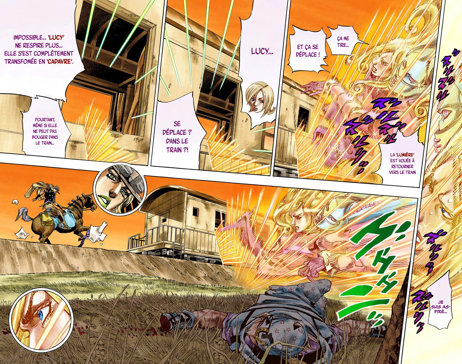 Read JoJo's Bizarre Adventure Part 7 Steel Ball Run Official Colored FR Manga Online