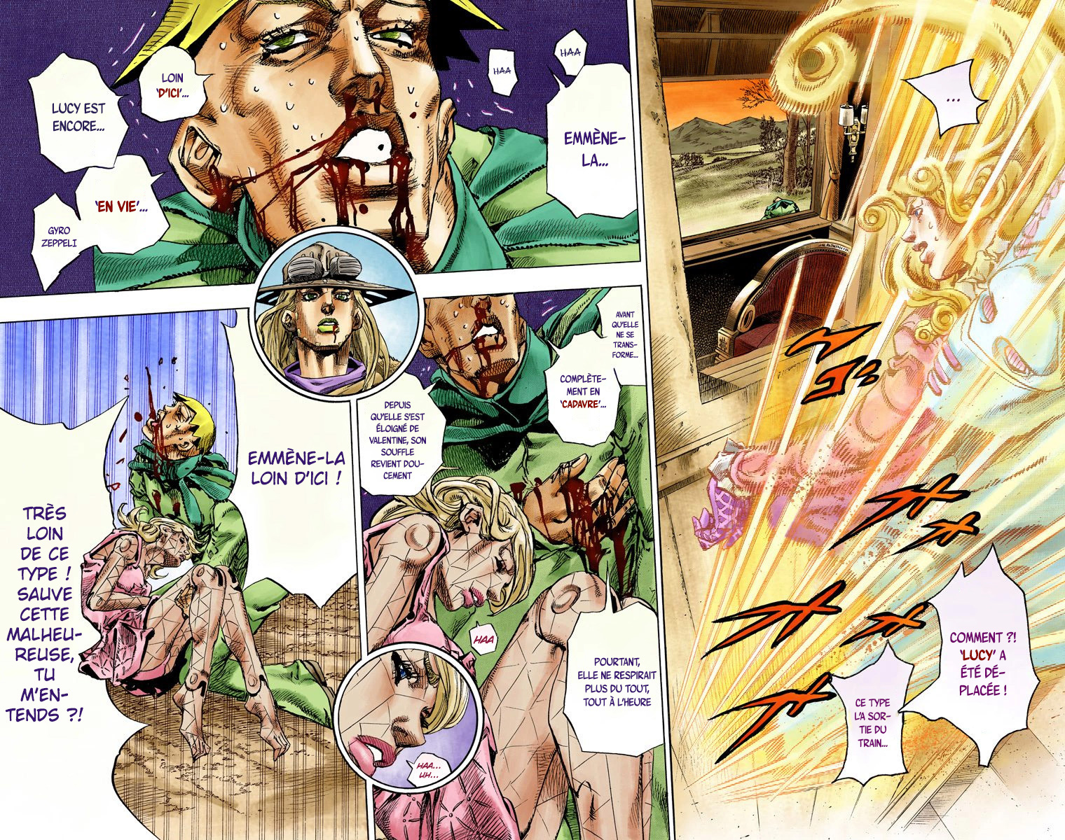Read JoJo's Bizarre Adventure Part 7 Steel Ball Run Official Colored FR Manga Online