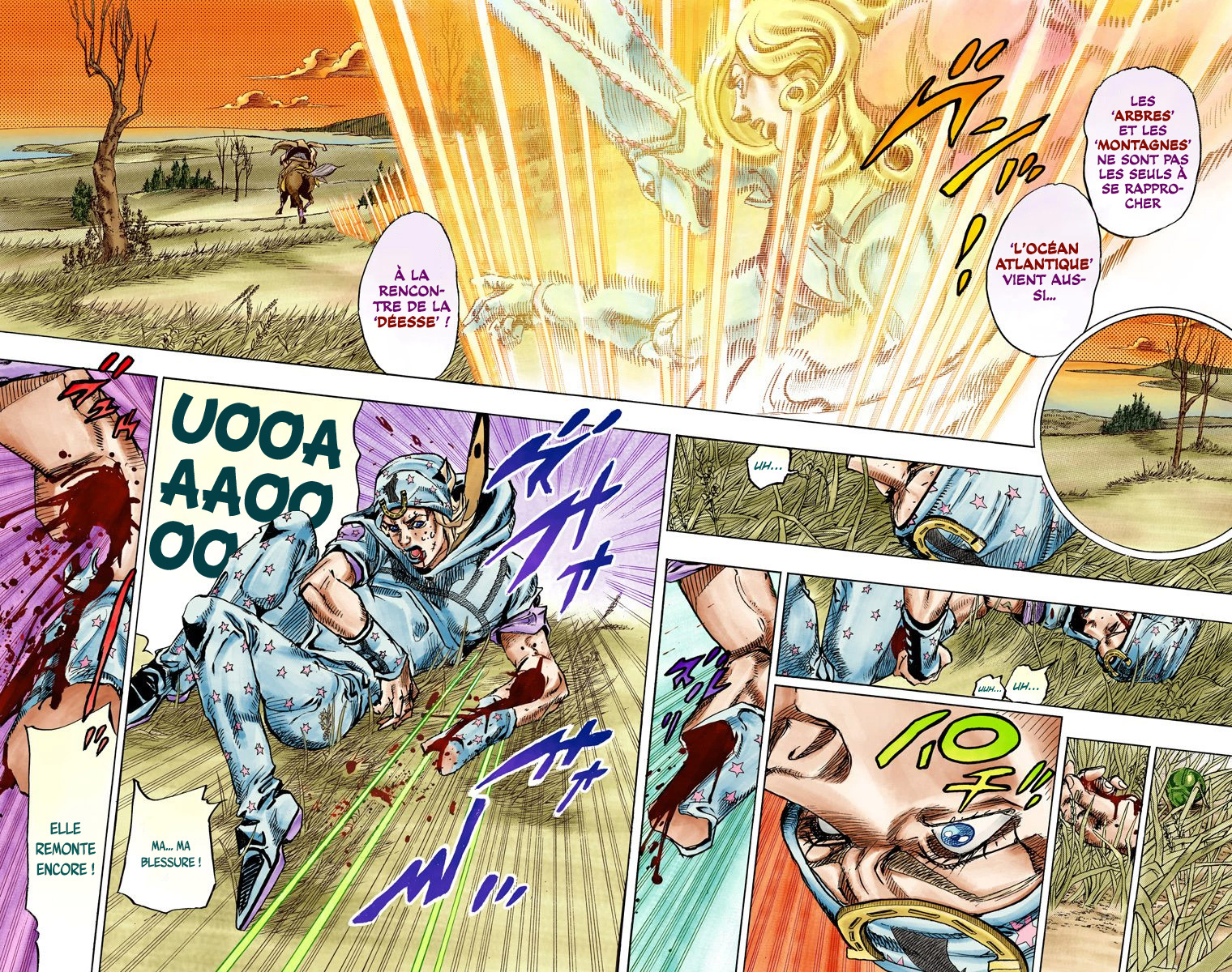 Read JoJo's Bizarre Adventure Part 7 Steel Ball Run Official Colored FR Manga Online