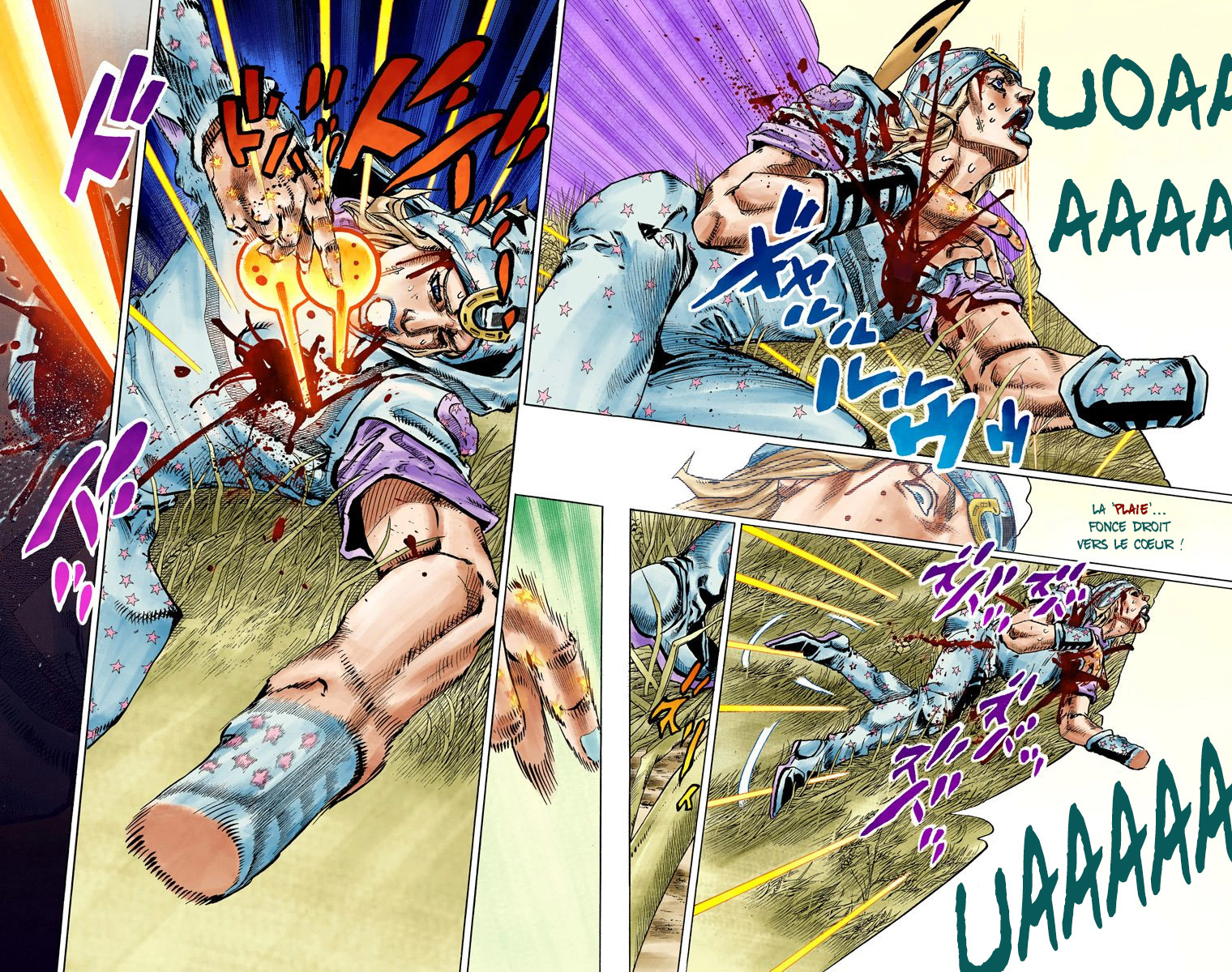 Read JoJo's Bizarre Adventure Part 7 Steel Ball Run Official Colored FR Manga Online