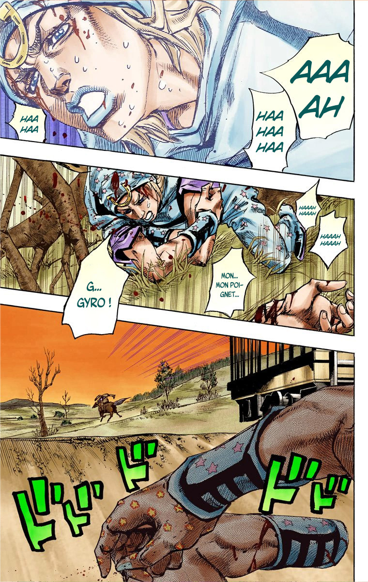 Read JoJo's Bizarre Adventure Part 7 Steel Ball Run Official Colored FR Manga Online