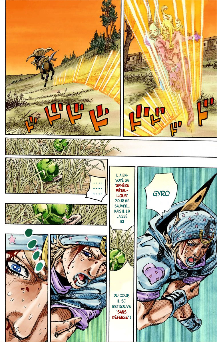 Read JoJo's Bizarre Adventure Part 7 Steel Ball Run Official Colored FR Manga Online