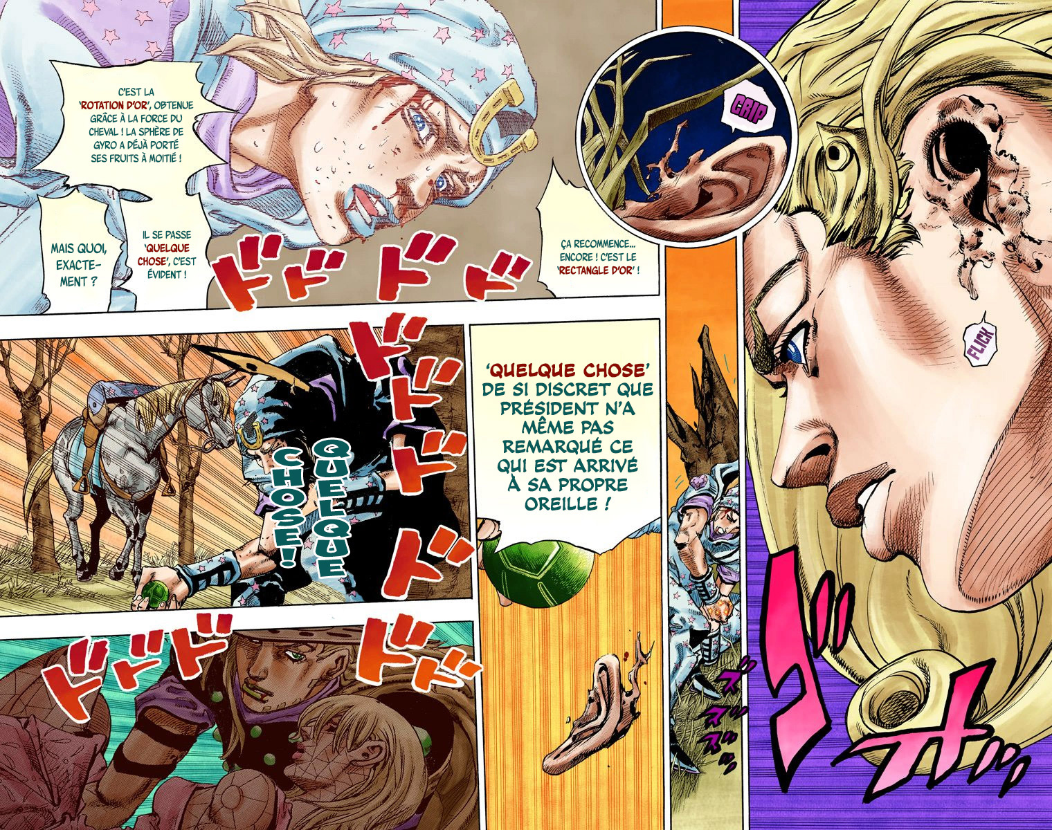 Read JoJo's Bizarre Adventure Part 7 Steel Ball Run Official Colored FR Manga Online