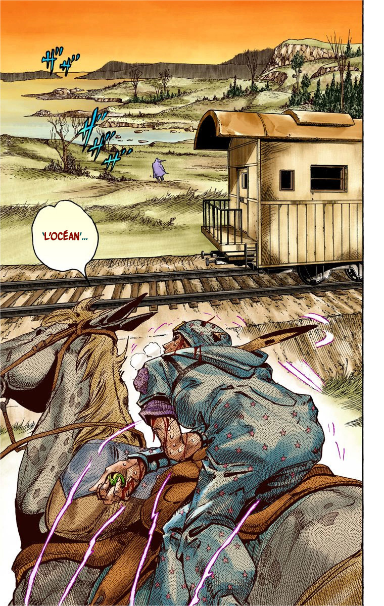 Read JoJo's Bizarre Adventure Part 7 Steel Ball Run Official Colored FR Manga Online