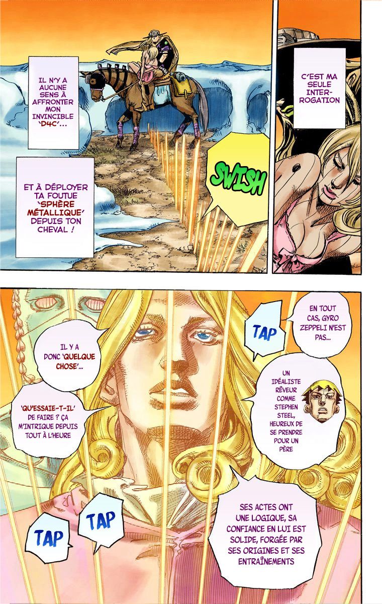 Read JoJo's Bizarre Adventure Part 7 Steel Ball Run Official Colored FR Manga Online