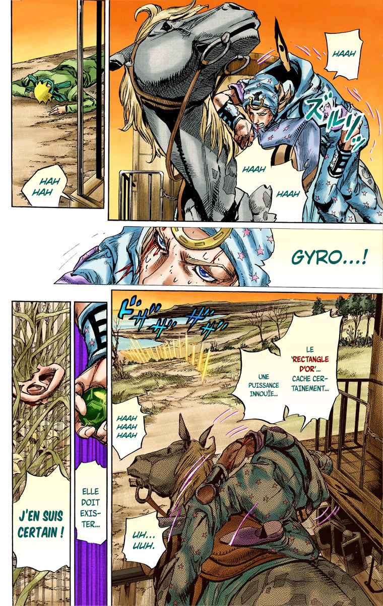 Read JoJo's Bizarre Adventure Part 7 Steel Ball Run Official Colored FR Manga Online