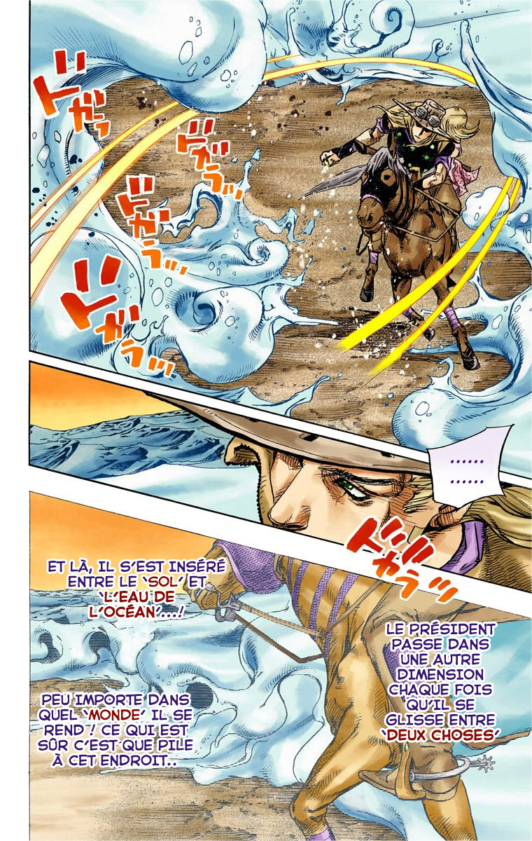 Read JoJo's Bizarre Adventure Part 7 Steel Ball Run Official Colored FR Manga Online
