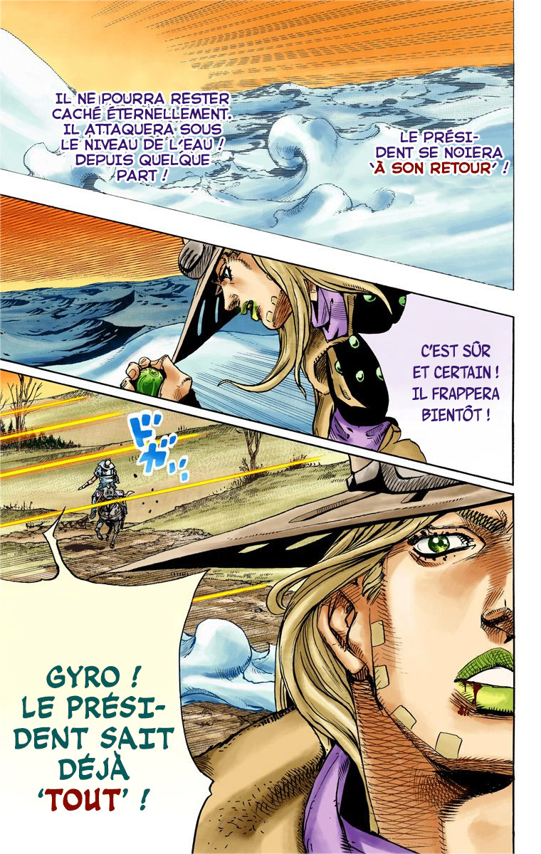 Read JoJo's Bizarre Adventure Part 7 Steel Ball Run Official Colored FR Manga Online
