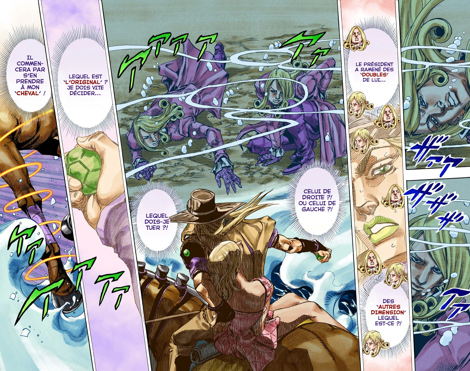 Read JoJo's Bizarre Adventure Part 7 Steel Ball Run Official Colored FR Manga Online
