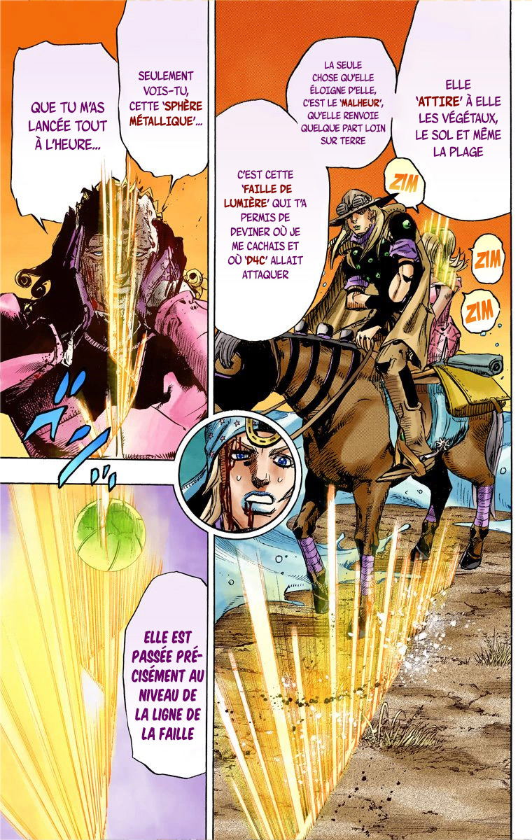 Read JoJo's Bizarre Adventure Part 7 Steel Ball Run Official Colored FR Manga Online